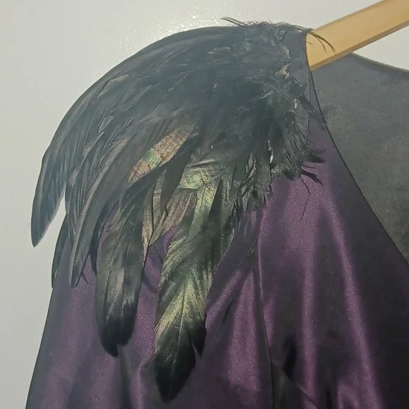 Vintage purple blazer jacket - Picture 4 of 6